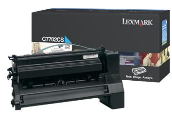 LEXMARK - C77x Cartucho impresion cian (6K) (Ref.C7702CS)