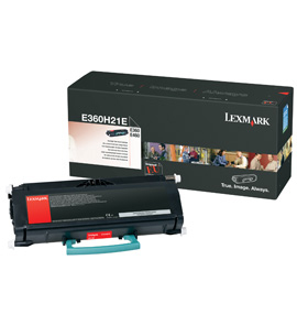 LEXMARK - E360, E46x Cartucho de toner Alto Rendimiento (9K) (Ref.E360H21E)