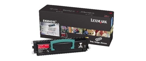LEXMARK - E450 Cartucho de toner Alto Rendimiento (11K) (Ref.E450H21E)