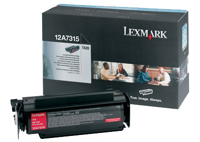 LEXMARK - T420 Cartucho de impresion Alto Rendimiento Retornable Corporate (10K) (Ref.12A8544)