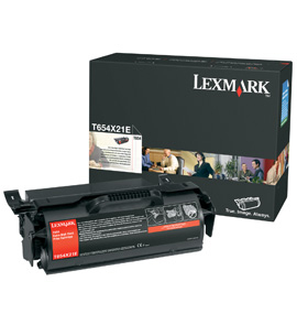 LEXMARK - T654, T656 Cartucho de impresion Extra Alto Rendimiento (36K) (Ref.T654X21E)