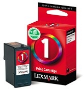 LEXMARK - Z735/730/X2300/2310/2330/ 2350/3470/ 3450/ 2470/ 2450 Nº1 Cartucho 4 colores (Ref.18C0781E)