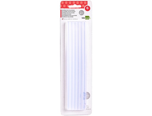 LIDERPAPEL - BARRA TERMOFUSIBLE DE 11 MM DE DIAMETRO X 200 MM DE LARGO BLISTER DE 6 UNIDADES (Ref.PG14)