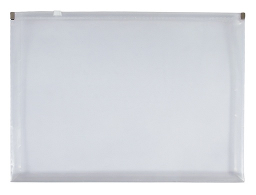 LIDERPAPEL - CARPETA DOSSIER A4 CIERRE DE CREMALLERA TRANSPARENTE (Ref.CH78)