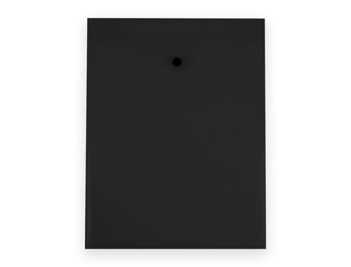 LIDERPAPEL - CARPETA DOSSIER BROCHE POLIPROPILENO DIN A4 FORMATO VERTICAL CON FUELLE NEGRO OPACO (Ref.DS83)