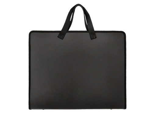 LIDERPAPEL - CARPETA PORTADOCUMENTOS POLIPROPILENO A3 CIERRE DE CREMALLERA 2 BOLSILLOS INTERIORES CON ASA (Ref.WB03)