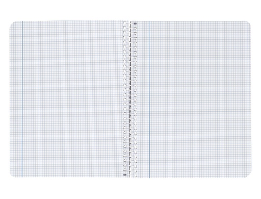 LIDERPAPEL - CUADERNO ESPIRAL CUARTO SMART TAPA BLANDA 80H 60GR 3MM CON MARGEN COLORES SURTIDOS (Ref.BC08)