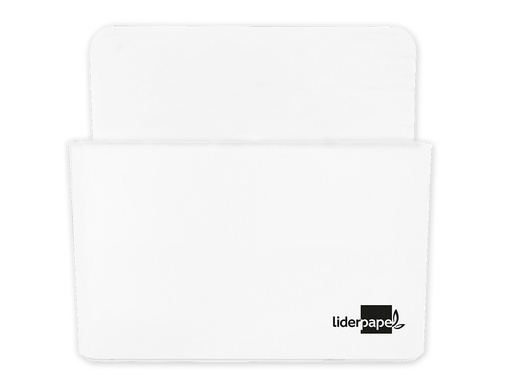 LIDERPAPEL - CUBILETE PORTALAPICES PLASTICO MAGNETICO COLOR BLANCO 125X75X40 MM (Ref.CB02)