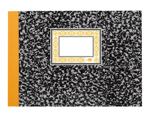 LIDERPAPEL - LIBRO CUARTO APAISADO CARTONE 100 HOJAS CUENTAS CORRIENTES DEBE HABER Y SALDO (Ref.LH02)