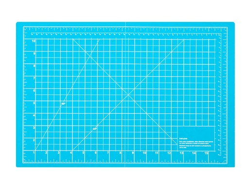 LIDERPAPEL - PLANCHA PARA CORTE DIN A2 3MM GROSOR COLOR AZUL (Ref.PQ03)