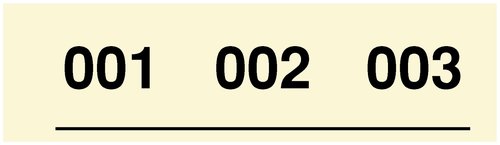 LOAN - TALONARIO RIFAS DEL 1 AL 1000 (3 NUM.) (Ref.R-903)