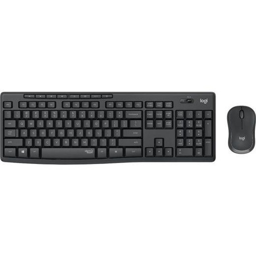 LOGITECH - COMBO TECLADO + RATÓN MK295 INALÁMBRICO RECEPTOR USB QWERTY ESPAÑOL GRAFITO (Ref.920-009798)