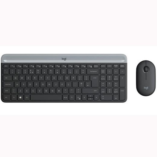LOGITECH - COMBO TECLADO + RATÓN MK470 INALÁMBRICO C/RECEPTOR USB GRAFITO (Ref.920-009198)