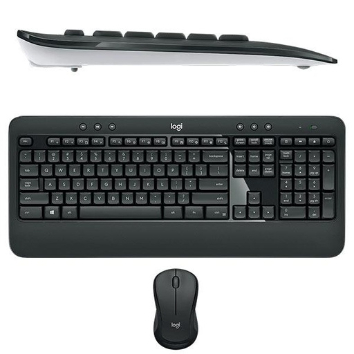 LOGITECH - COMBO TECLADO + RATÓN MK540 INALÁMBRICO C/RECEPTOR USB NEGRO (Ref.920-008680)