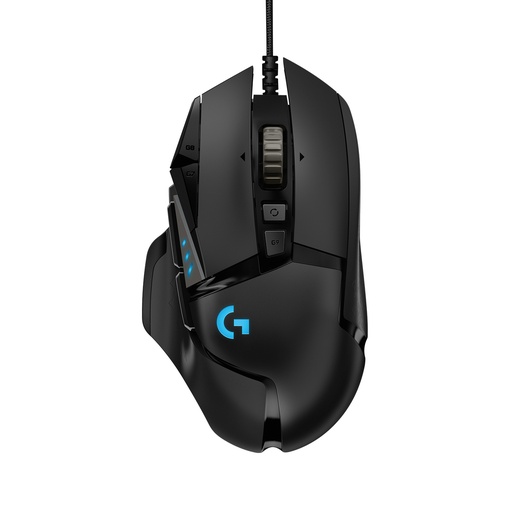 LOGITECH - MOUSE RATON G502 HERO OPTICO USB GAMING - (Ref.910-005471)