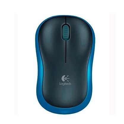 LOGITECH - RATÓN M185 INALÁMBRICO 1000PPP COMPACTO AMBIDIESTROS 3 BOTONES RECEPTOR USB AZUL (Ref.910-002236)