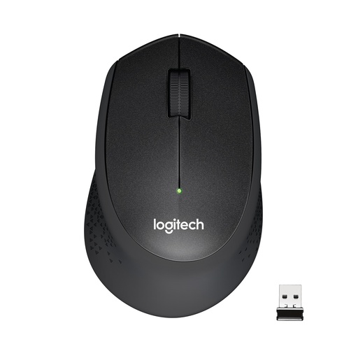 LOGITECH - RATÓN M330 INALÁMBRICO 1000PPP COMPACTO 3 BOTONES RECEPTOR USB NEGRO (Ref.910-004909)