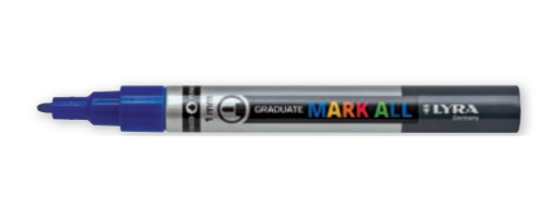 LYRA - ESTUCHE COLORES SURTIDO 12 MARCADORES PERMANENTES MARK ALL 1 MM GROOVE (Ref.L6811120)