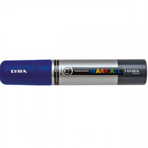 LYRA - MARCADOR PERMANENTE MARK ALL AZUL OSCURO 15 MM GROOVE (Ref.L6840050)