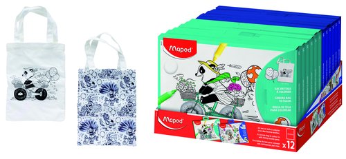 MAPED - BOLSA DE TELA PARA COLOREAR (Ref.831227)
