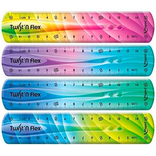 MAPED - REGLA T&F DECORADAS DOBLE GRADUACIÓN 15 CM COLORES SURTIDOS (Ref.279115)