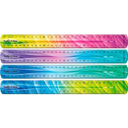 MAPED - REGLA T&F DECORADAS DOBLE GRADUACIÓN 30 CM COLORES SURTIDOS (Ref.279315)
