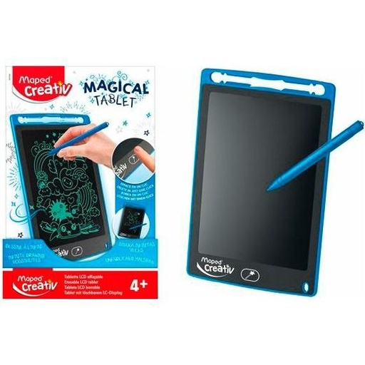 MAPED - TABLERO DE LECTURA Y ESCRITURA MAGICAL TABLET CON PANTALLA LCD +4 AÑOS (Ref.907039)