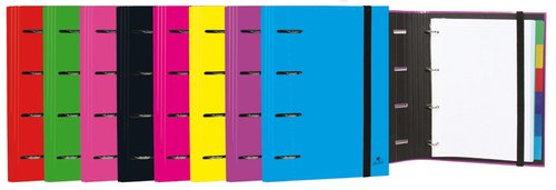 MARIOLA - CARPEBLOCK CARPETA 4 ANILLAS MIXTAS 40MM C/RECAMBIO CARTÓN FORRADO PLASTIFICADO MATE C/SURTIDOS (Ref.2304SU)