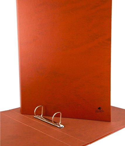 MARIOLA - CARPETA de ANILLAS CARTON Fº APAISADO 2 an. 40mm MIXTAS CUERO (Ref.082AF6)