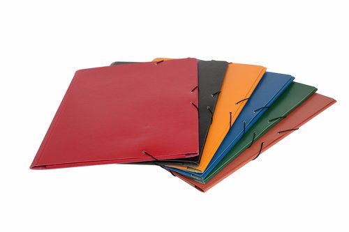 MARIOLA - CARPETA de DIBUJO CARTON GOMAS y SOLAPAS A3 CUERO (Ref.5235CU)