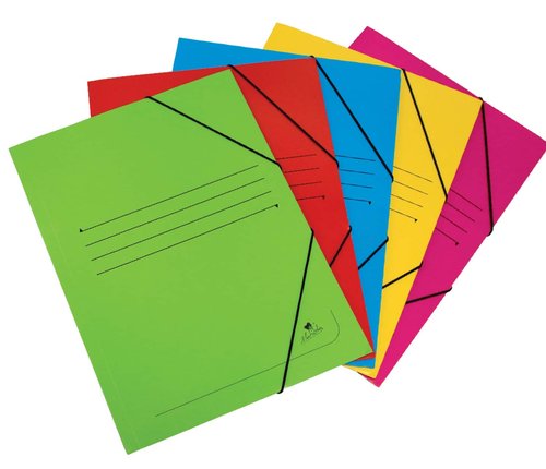 MARIOLA - CARPETA de GOMAS y SOLAPAS CARTONESTUCADO MATE 4º AZUL (Ref.1045AZ)