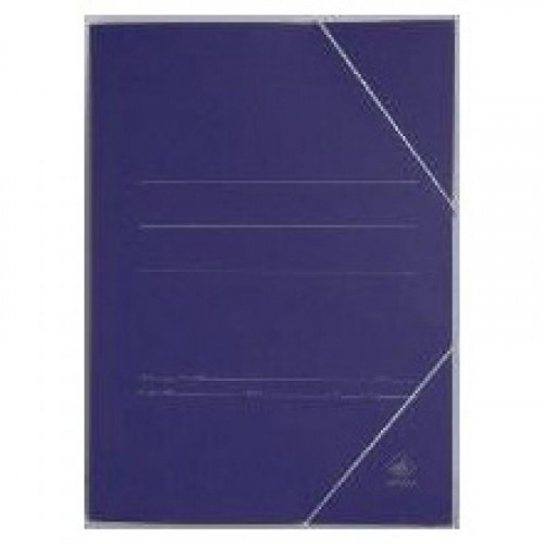 MARIOLA - CARPETA de GOMAS y SOLAPAS SIMILPRESPAN CARTON FORRADO Fº AZUL (Ref.1525AZ)