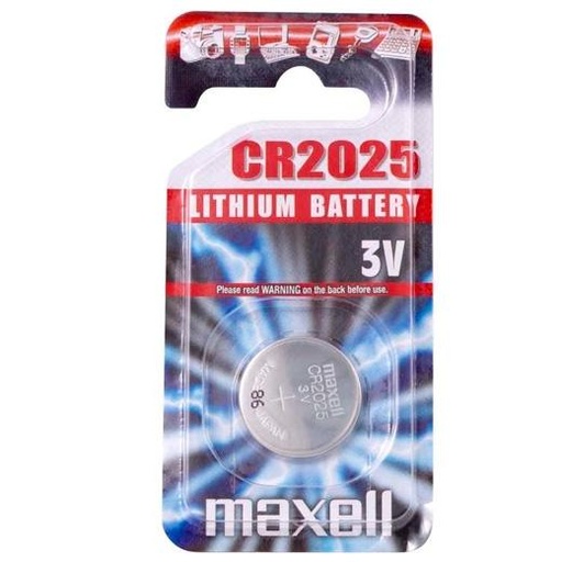 MAXELL - PILAS MICRO CR2025 BLISTER DE 1 (M077) (Ref.CR2025-B1 MXL)
