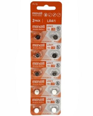 MAXELL - PILAS MICRO LR0041W 1,5V (M610) BLISTER DE 10 (Ref.LR0041-B10 MXL)