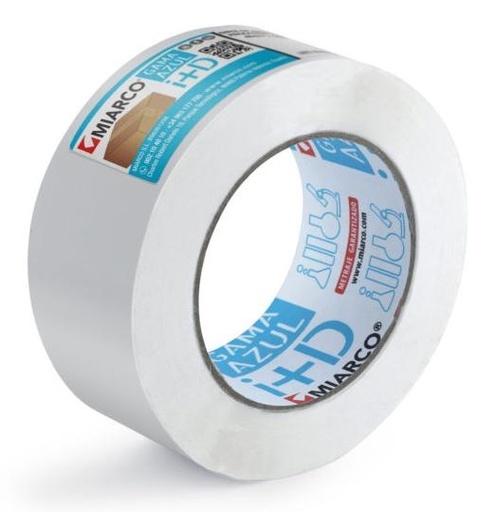 MIARCO - CINTA DE EMBALAJE GAMA AZUL ROLLO 48X132 BLANCO (Ref.22709)