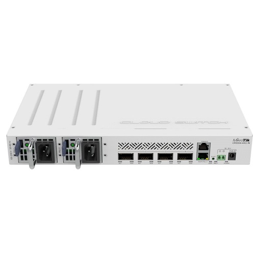 MIKROTIK - Switch 4xQSFP28 1x100MbE (Ref.CRS504-4XQ-IN)