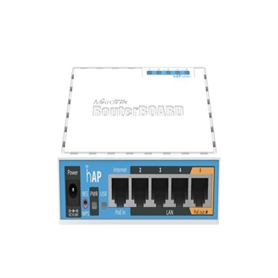 MIKROTIK - hAP 5x10/100 2.4GHz L4 (Ref.RB951Ui-2nD)