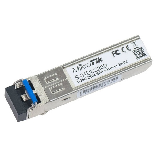 MIKROTIK - Modulo SFP Mono Modo 20Km (Ref.S-31DLC20D)