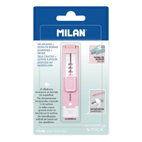 MILAN - AFILABORRA STICK CON BIOCIDA ROSA (Ref.BYM10141IBGP)