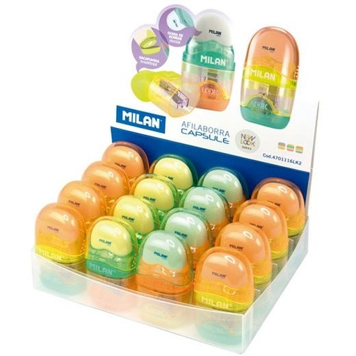 MILAN - AFILABORRAS CAPSULE SERIE NEW LOOK CAJA EXPOSITORA 16U C/SURTIDOS (Ref.4701116LK2)