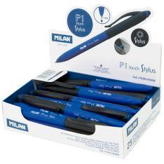 MILAN - BOLÍGRAFO P1 TOUCH STYLUS TINTA AZUL CAJA EXPOSITORA DE 25 (Ref.1765914925B)