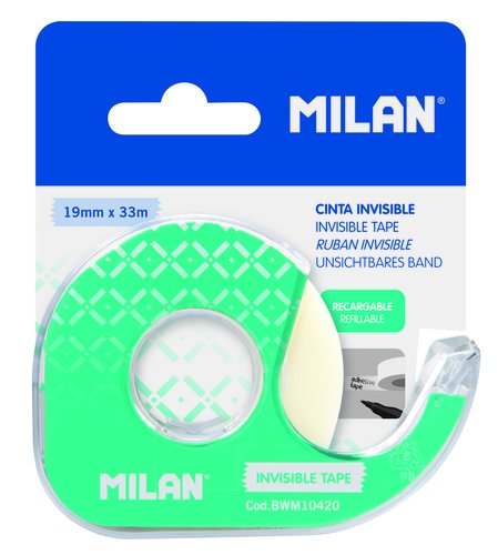 MILAN - CINTA ADHESIVA 33x19 c/DISPE.INVIS (Ref.BWM10420)