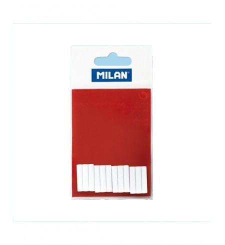 MILAN - GOMAS DE RECAMBIO ABRASIVAS PARA BORRADOR ELECTRICO MOD. 30767 BLANCO BLISTER DE 12U (Ref.LPM10059)
