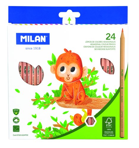 MILAN - LAPICES COLOR HEXAGONAL Est. 24 (Ref.07221224FSC)