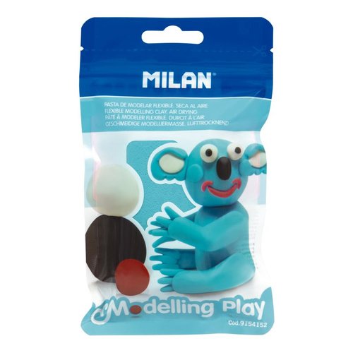 MILAN - PASTA DE MODELAR MODELLING PLAY SECA AL AIRE, AZUL CLARO NUEVO (Ref.9154152)