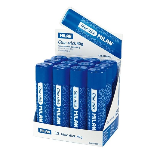 MILAN - PEGAMENTO BARRA 40GR CAJA EXPOSITORA -12 BARRAS- (Ref.4420912)