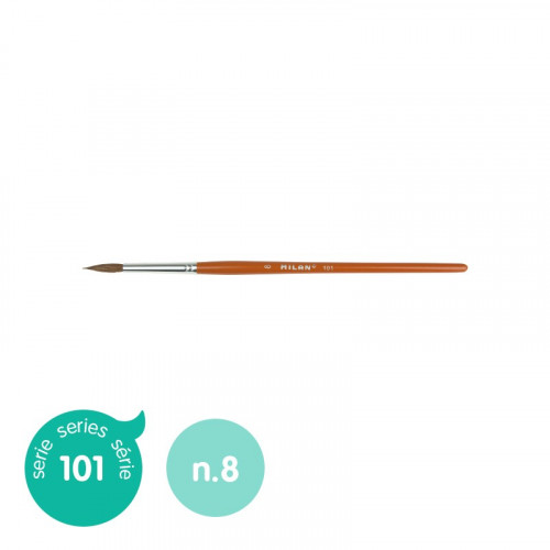 MILAN - PINCEL ESCOLAR REDONDO SERIE 101, Nº 8 (Ref.80308)