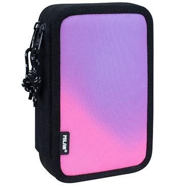 MILAN - PLUMIER 2 PISOS C/CONTENIDO SUNSET NEGRO/ROSA (Ref.081264SNK1P)