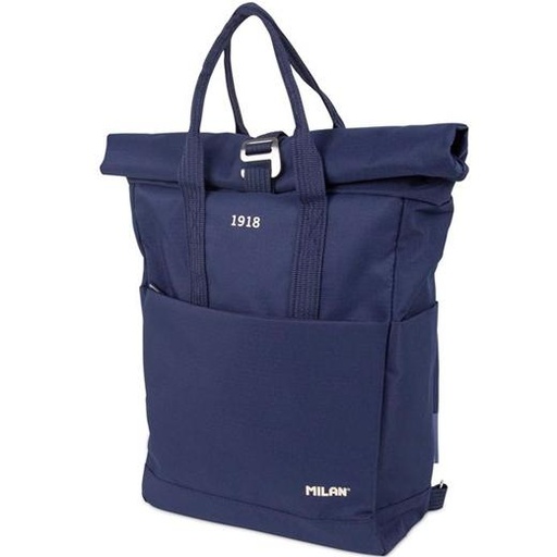 MILAN - -1918 AZUL MOCHILA CIERRE SUP. 10L (Ref.624302SNCB)