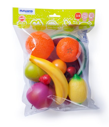 MINILAND - BOLSA 15 PIEZAS DE FRUTA SURTIDA (Ref.30581)